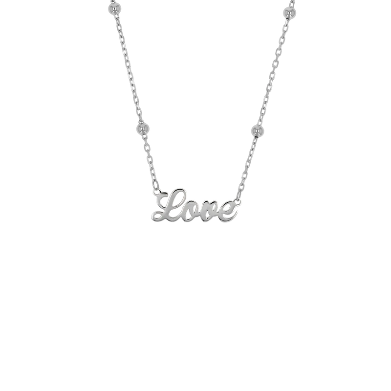 Name Necklace Curved