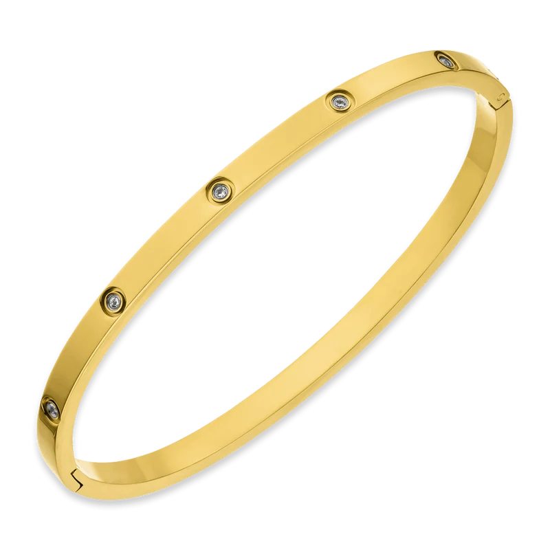 Slim Arianna Armreif | 18K vergoldet