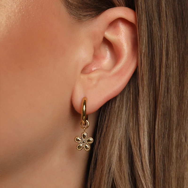Eternal Fleur Ohrringe | 18K vergoldet