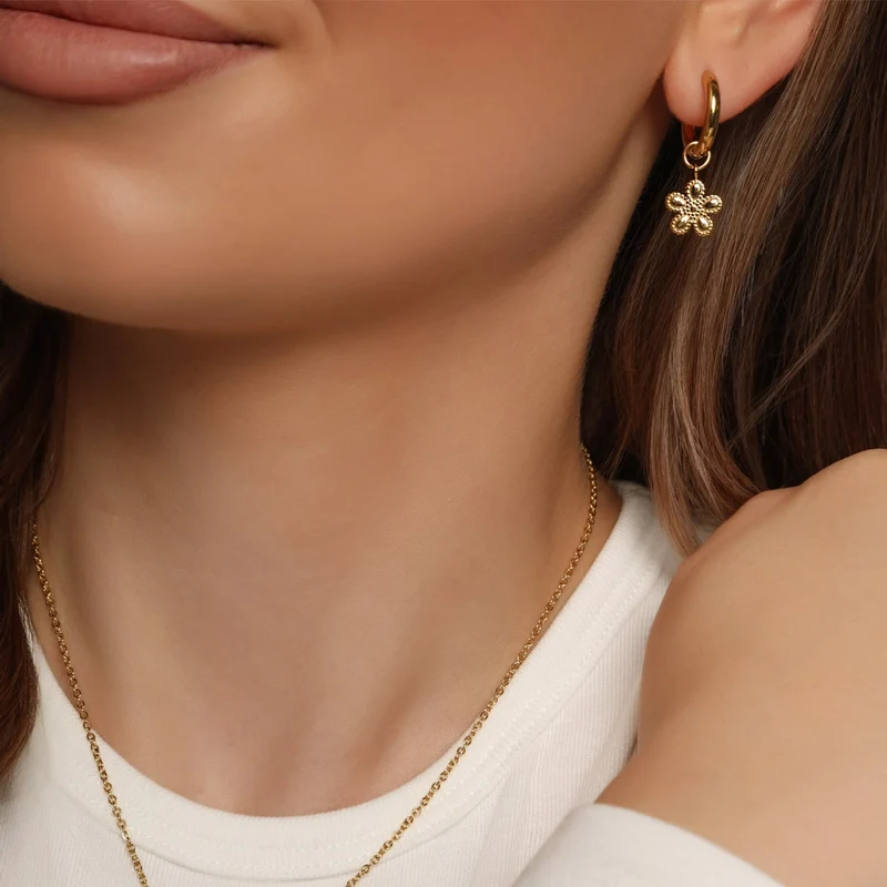Eternal Fleur Ohrringe | 18K vergoldet