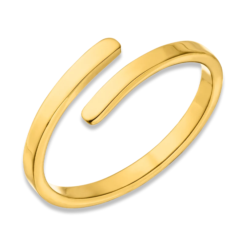 Loop Ring | 18K vergoldet