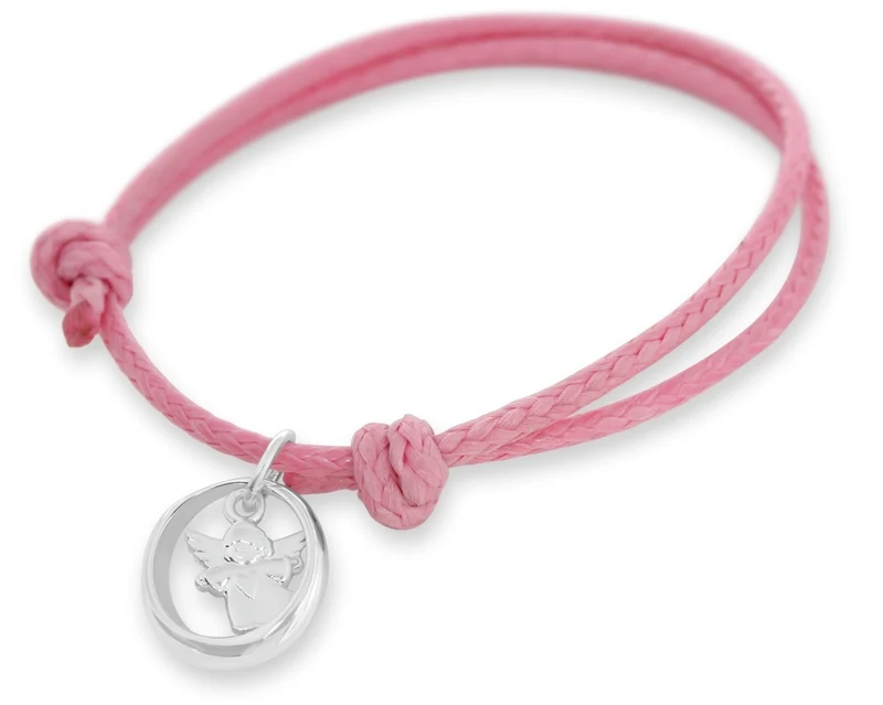 Kinderarmband Taufe Mädchen Schutzengel Taufring 925 Sterling Silber Schmuck