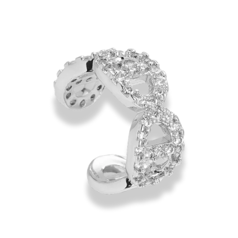Pave Deluxe Earcuff 14K Vergoldet