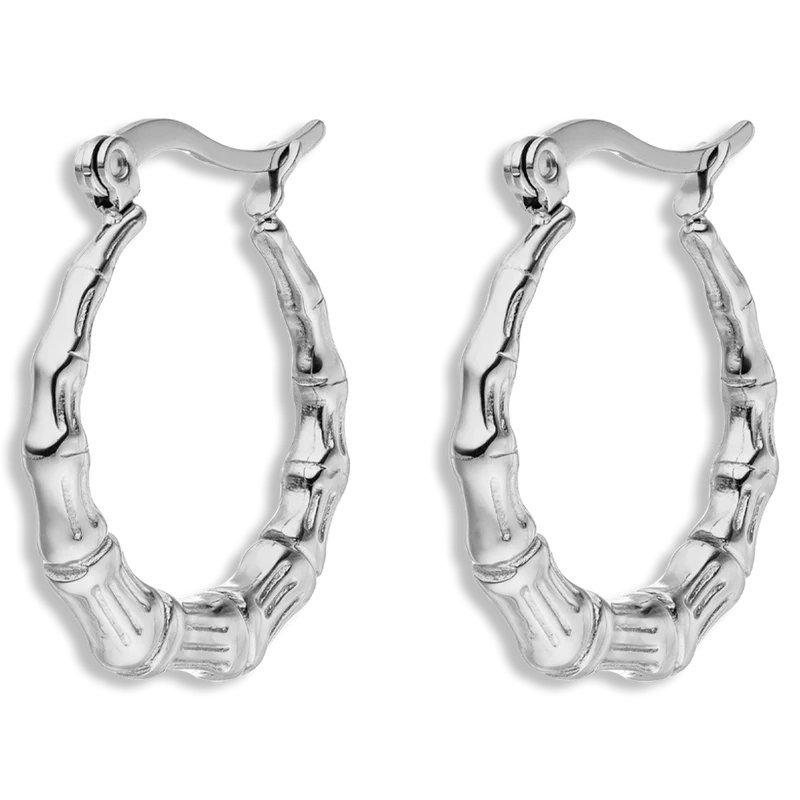 Bamboo Ohrringe | 18K vergoldet