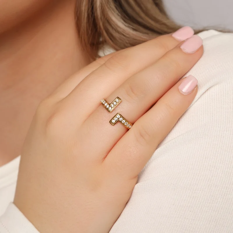 Curve Ring | 18K vergoldet