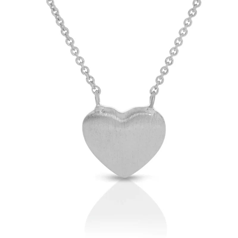 filigrane Halskette mit Herz Anhänger 925 Sterling Silber