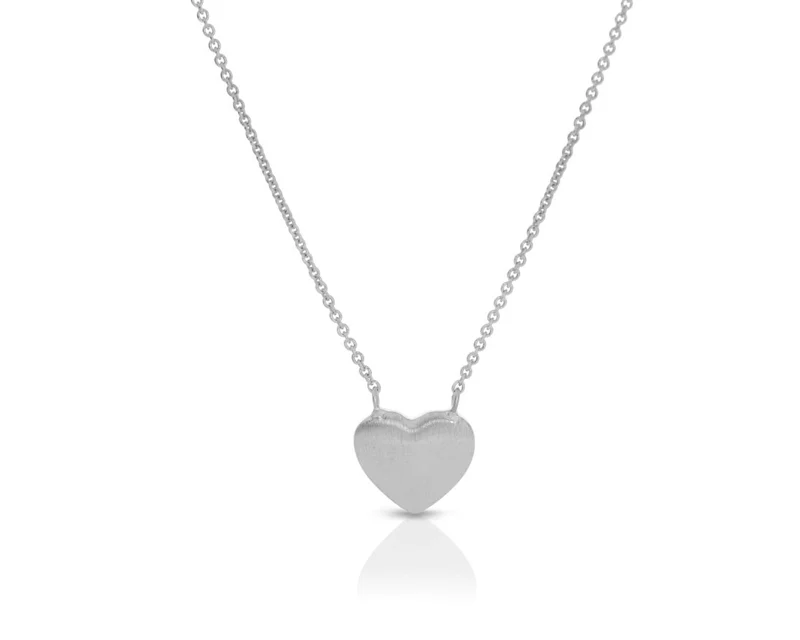 filigrane Halskette mit Herz Anhänger 925 Sterling Silber