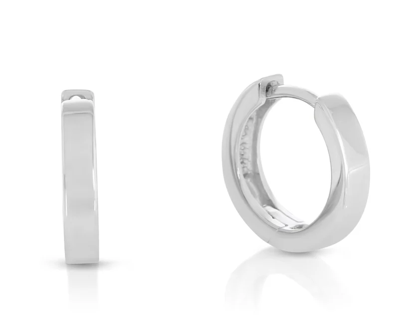 Creolen Ø 13mm Damen Ohrringe 925 Silber