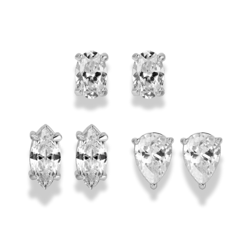 Crystal Elegance Ear Candy Set