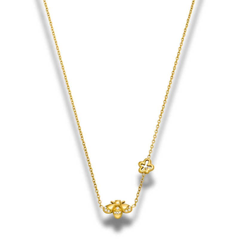 Golden Butterfly Kette 14K Vergoldet