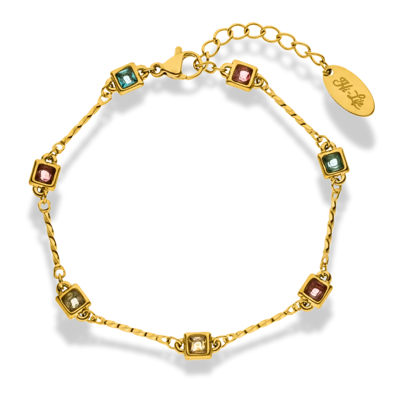 Prism Stone Armband 14K Vergoldet