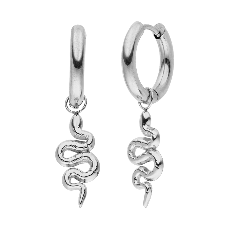 Snake Ohrringe | 18K vergoldet