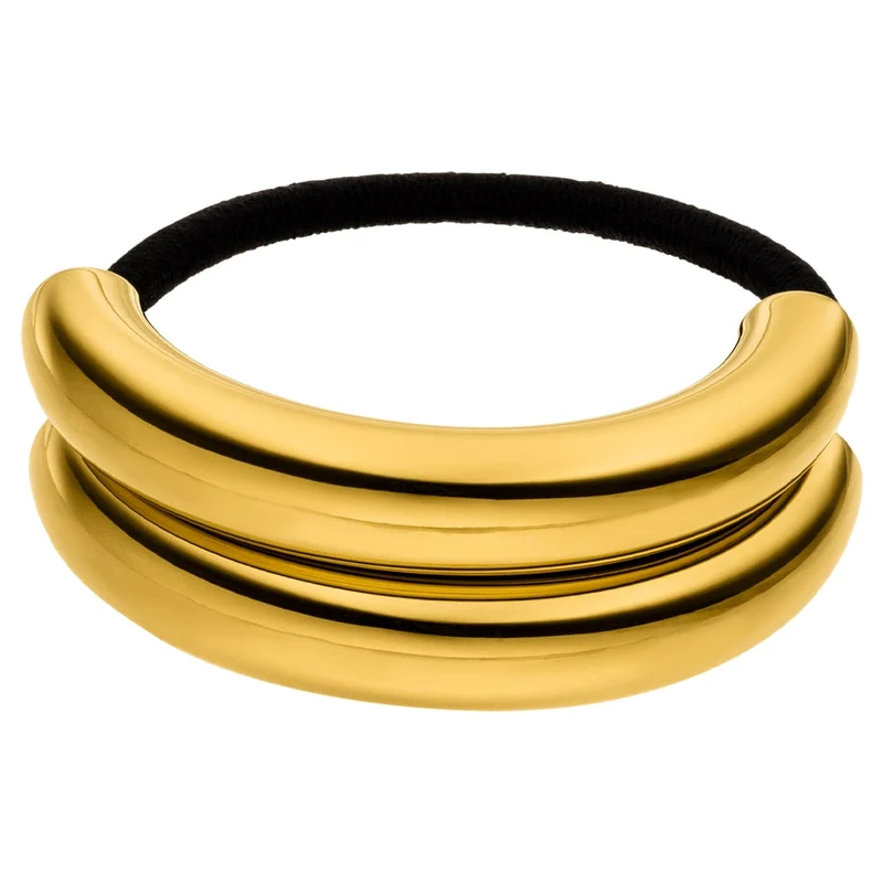 Haargummi mit Schmuck | 18K vergoldet