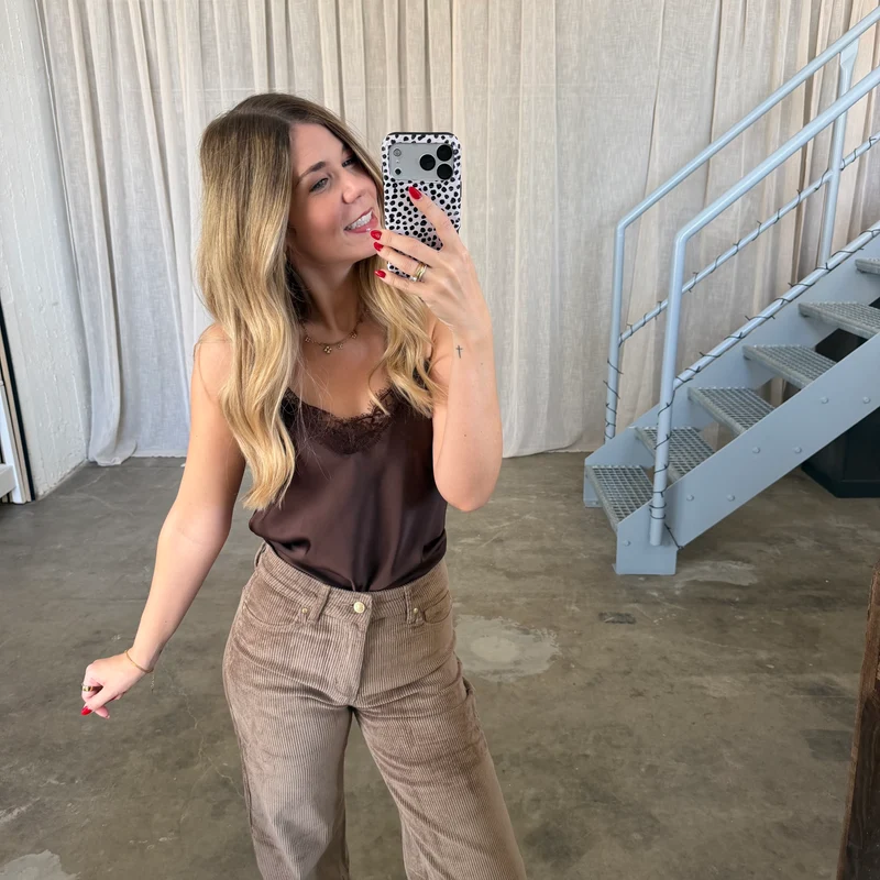 Shiny Top - Espresso
