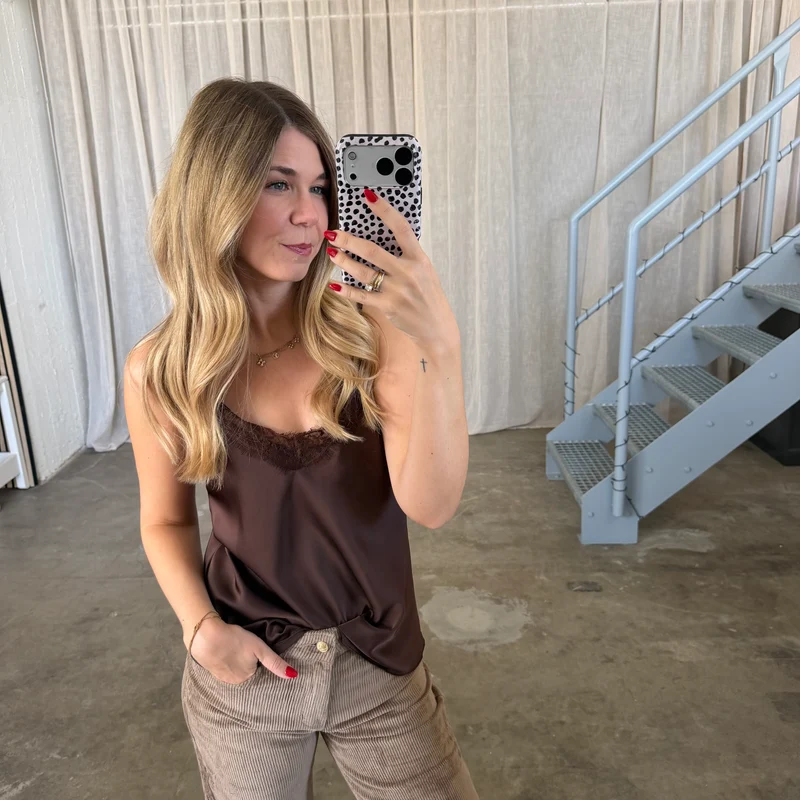 Shiny Top - Espresso