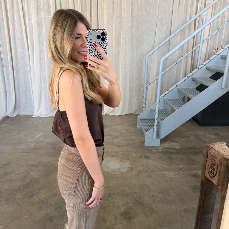 Shiny Top - Espresso