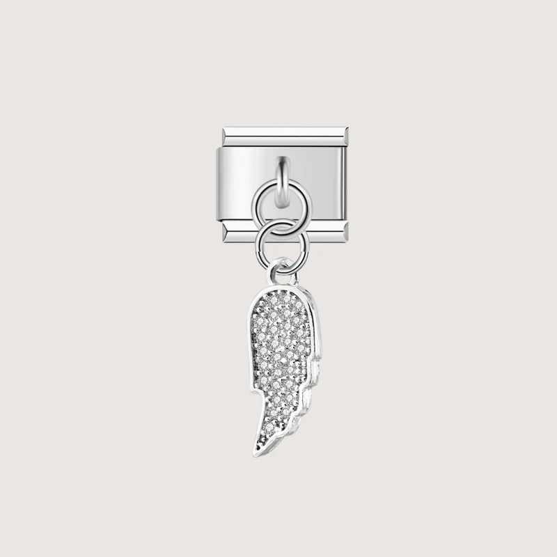 Charm Aile Argentée