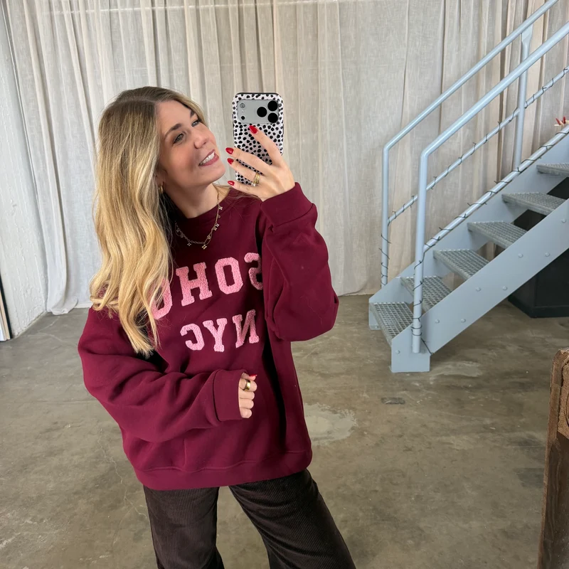 SOHO Sweatshirt - Bordeaux