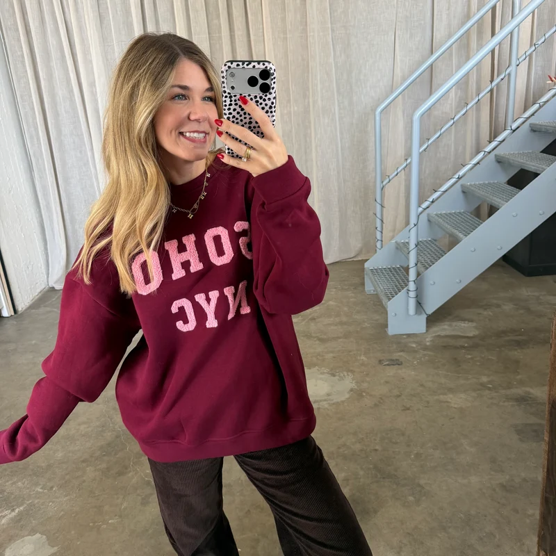 SOHO Sweatshirt - Bordeaux