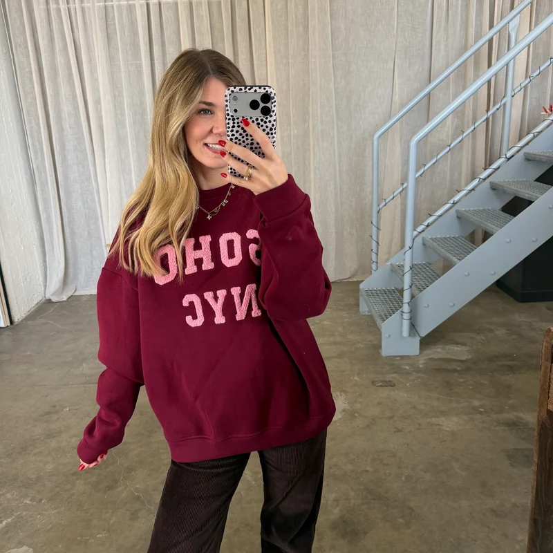 SOHO Sweatshirt - Bordeaux