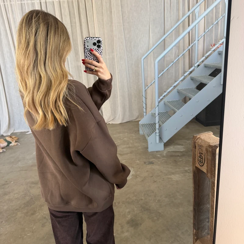 SOHO Sweatshirt - Braun x Beige