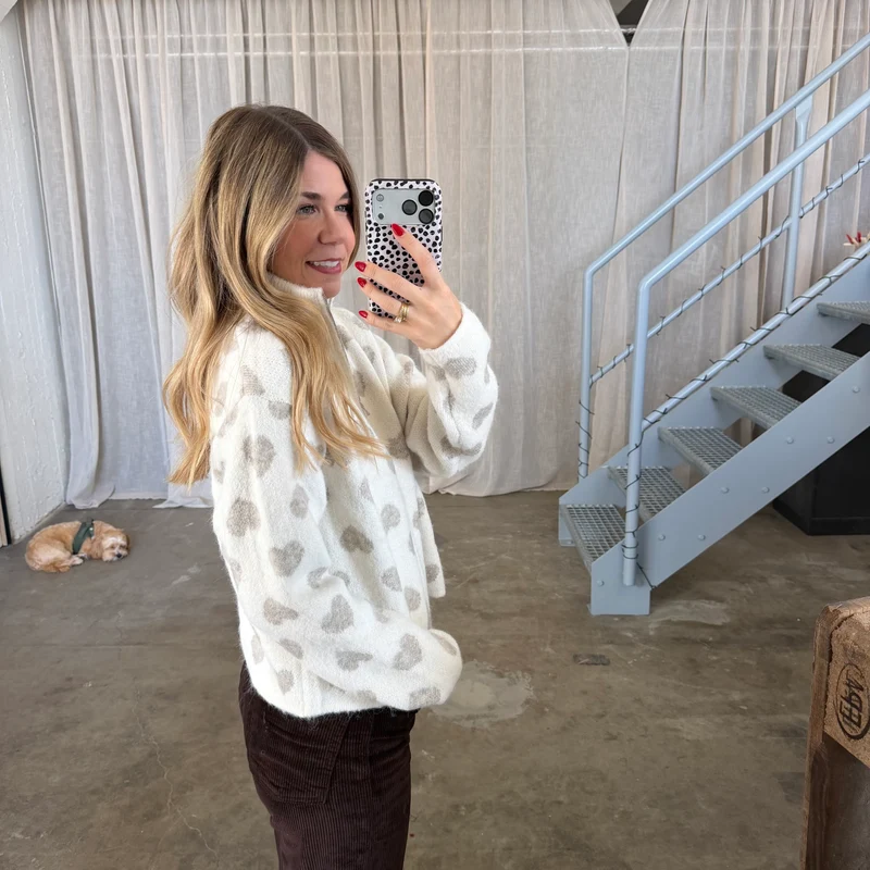 Zipp Jacke Amara - Weiß x Beige