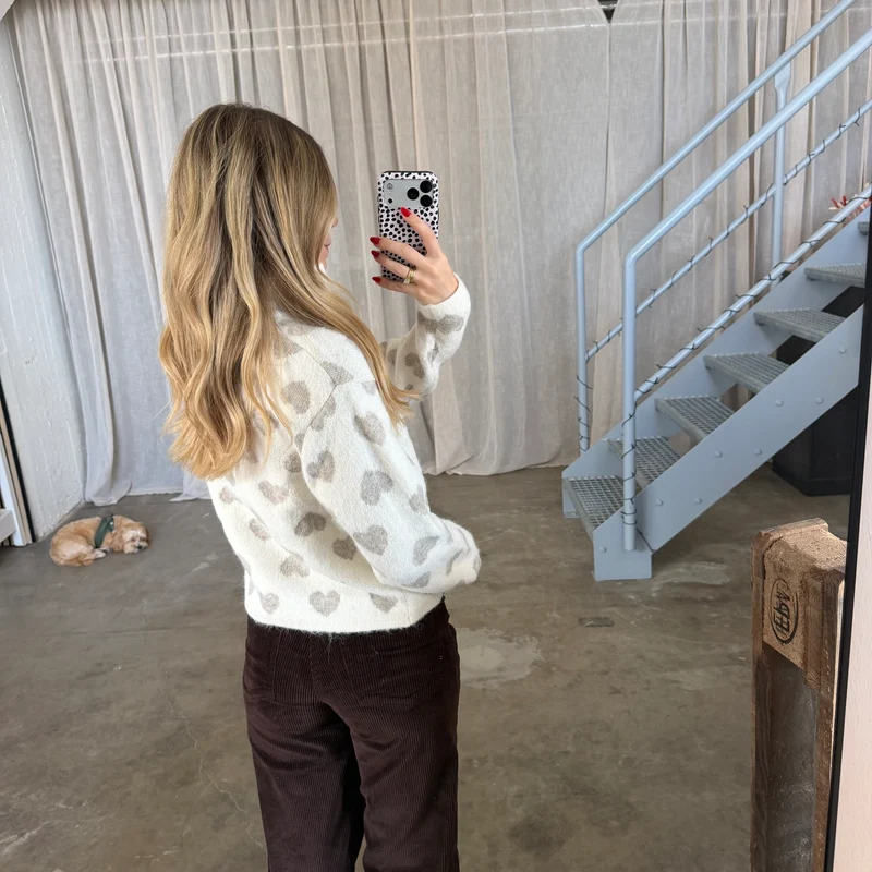Zipp Jacke Amara - Weiß x Beige