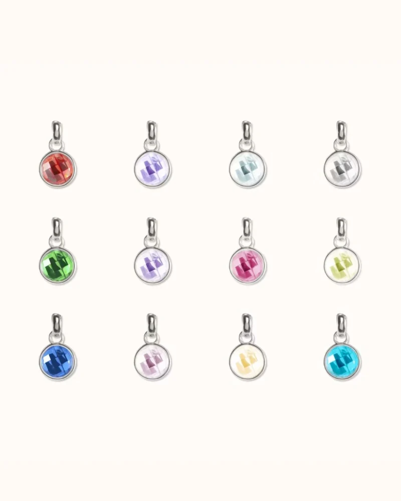 Losse Birthstone Bedel - Sterling Zilver 925 - Geboortesteen Bedel