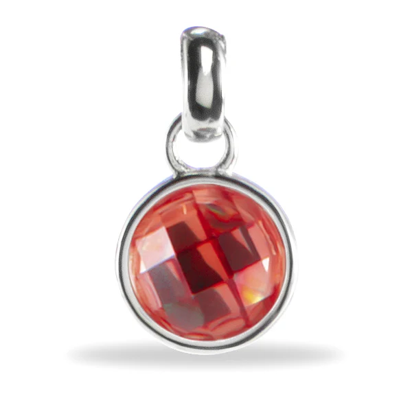 Losse Birthstone Bedel - Sterling Zilver 925 - Geboortesteen Bedel