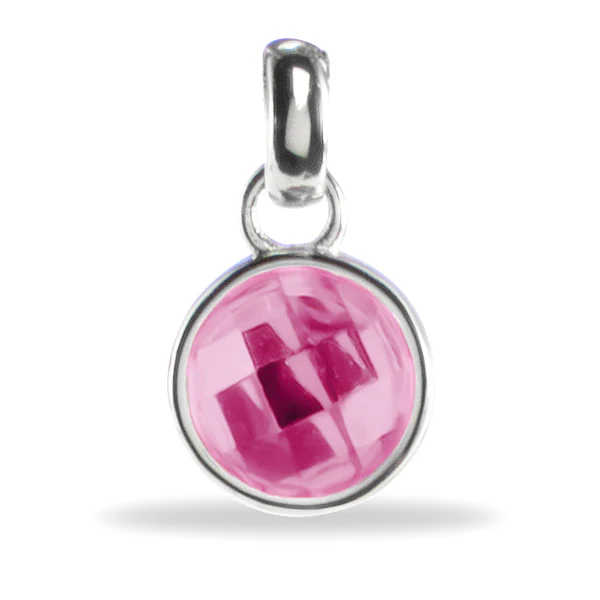Losse Birthstone Bedel - Sterling Zilver 925 - Geboortesteen Bedel