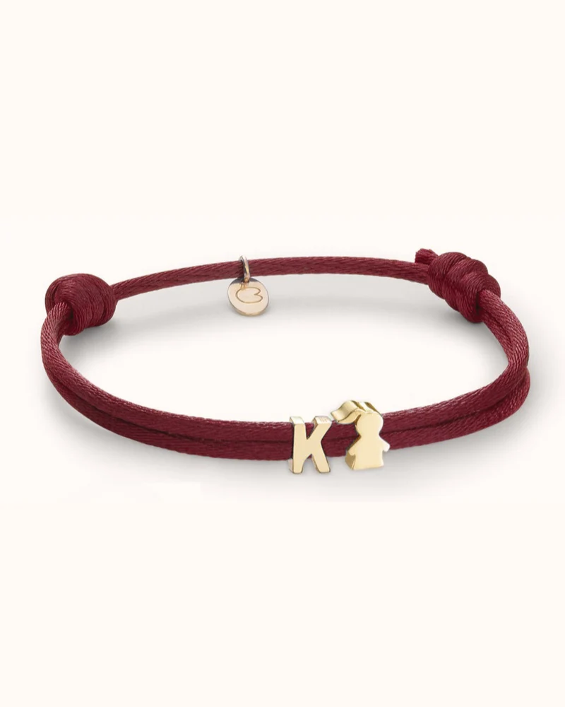 9k PROUD MOM Letter Armband - Gepersonaliseerde Armband