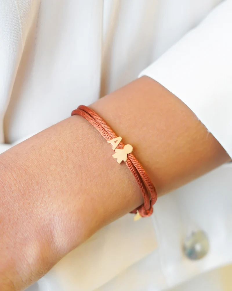 9k PROUD MOM Letter Armband - Gepersonaliseerde Armband