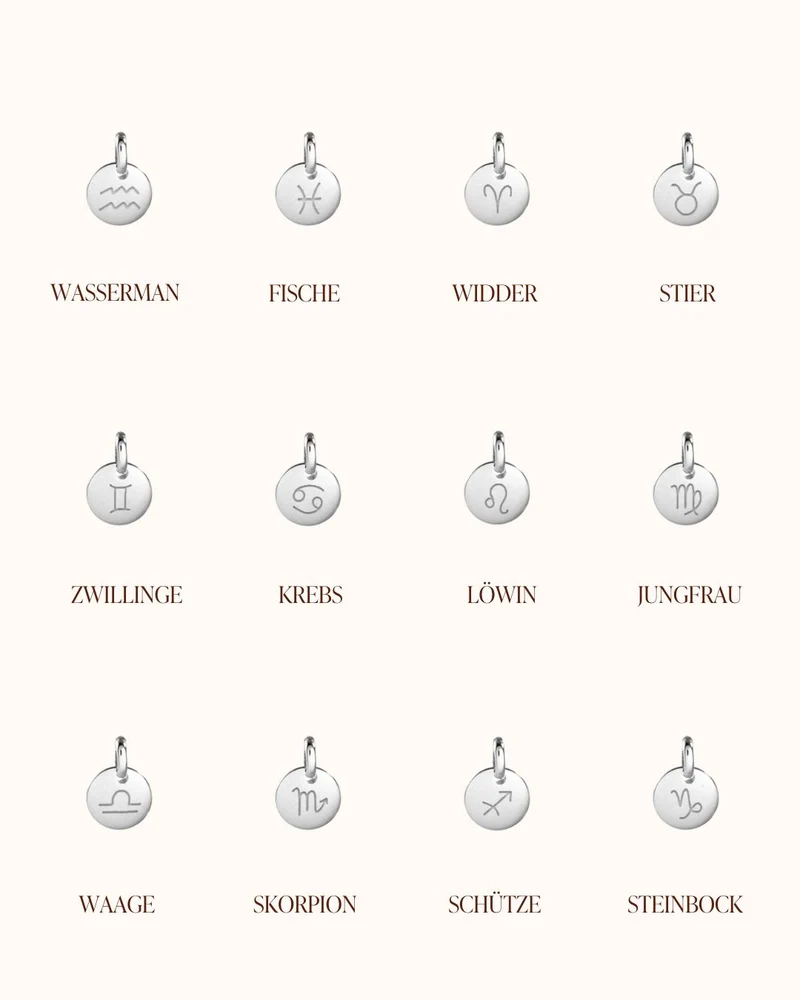 Mini Zodiac Sterrenbeeld Ketting - Gepersonaliseerde Ketting