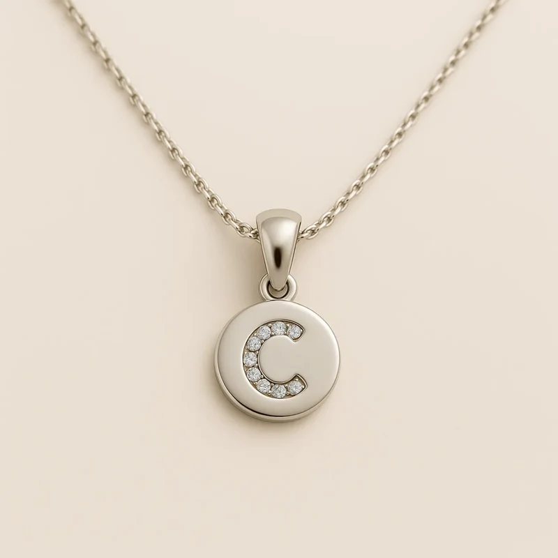A-Z Monogram Pendants | CZ