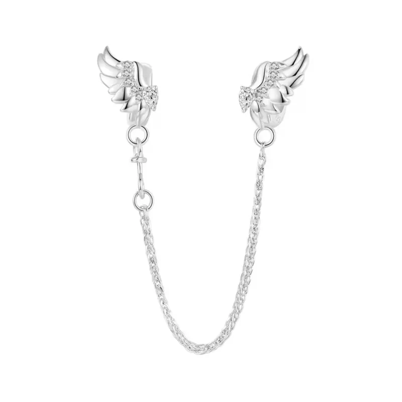 Angel Winged Safety Chain | CZ