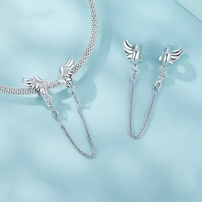 Angel Winged Safety Chain | CZ
