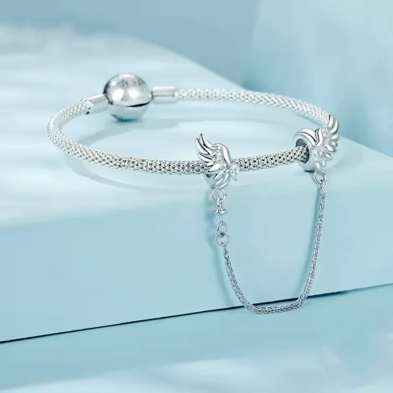 Angel Winged Safety Chain | CZ