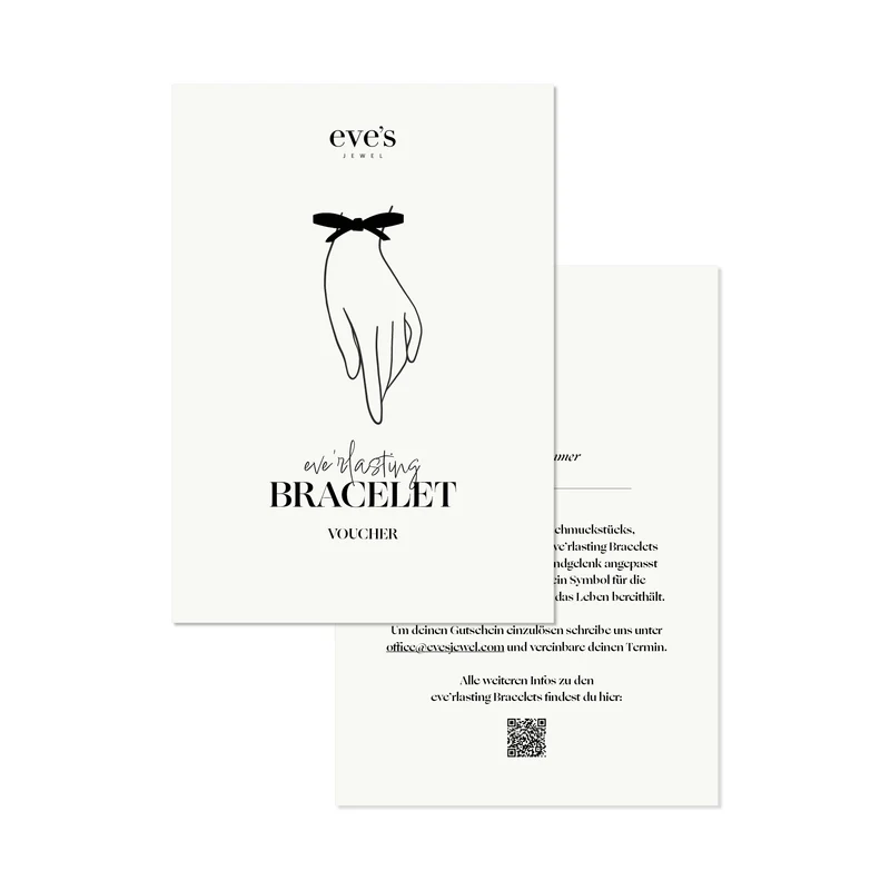 Geschenkkarte eve'rlasting BRACELET (Postversand)