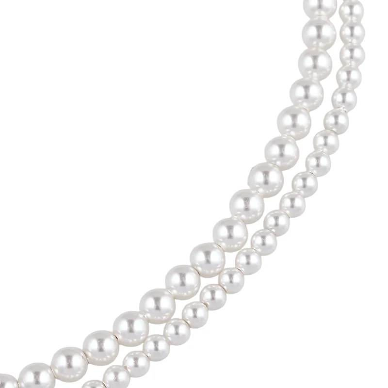 Armbandset | Mit Perlen von Swarovski® (Weiß)