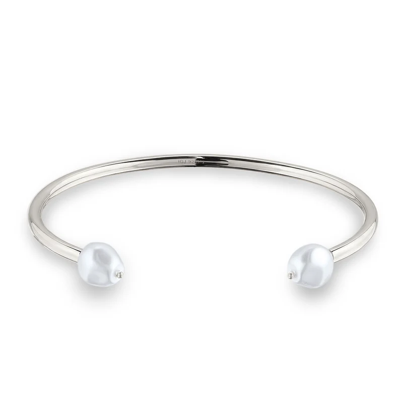 Armreif | Mit Perlen von Swarovski® (Weiß)