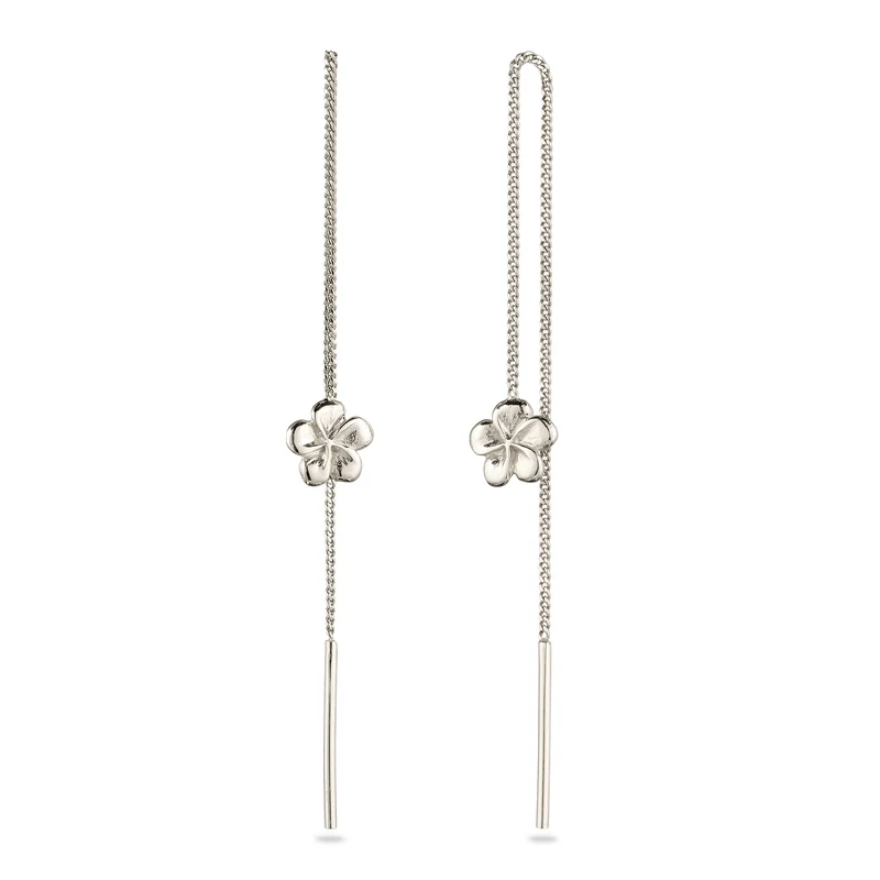Ohrhänger Ear Chain Frangipani Blume