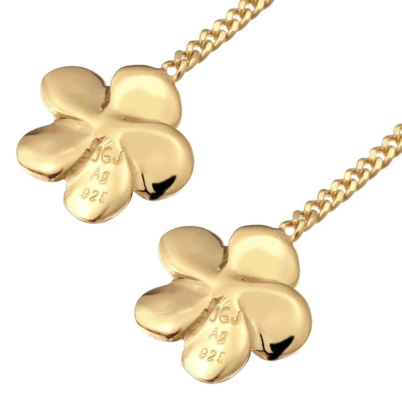 Ohrhänger Ear Chain Frangipani Blume