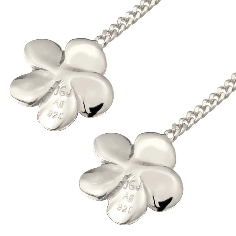 Ohrhänger Ear Chain Frangipani Blume