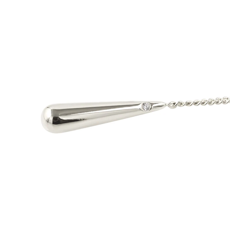 Y-Halskette Tropfen | Mit Kristall von Swarovski® (Weiß)