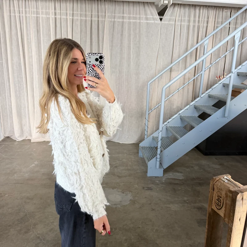 Strickjacke Lexi - Creme
