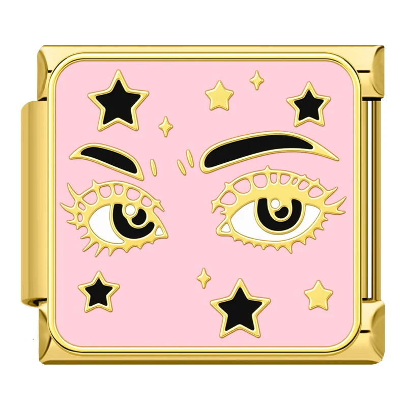 Augen mit Sternen