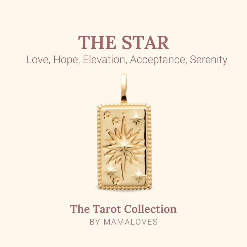 Tarot Card Ketting - Verguld - Gepersonaliseerde Ketting