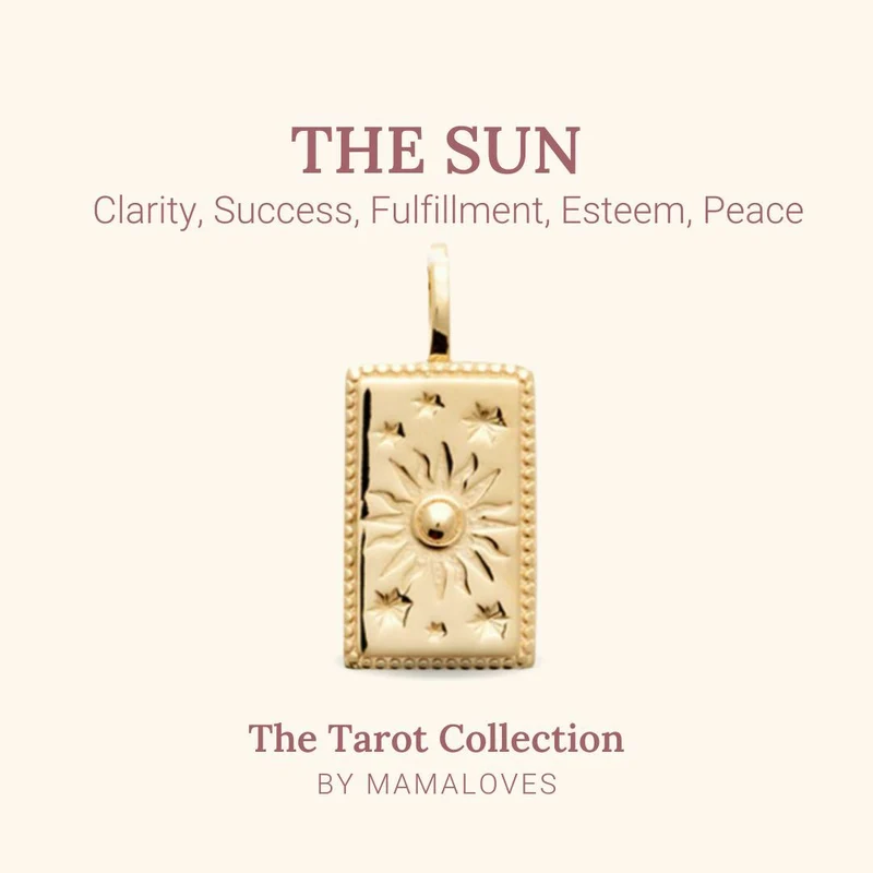 Tarot Card Ketting - Verguld - Gepersonaliseerde Ketting