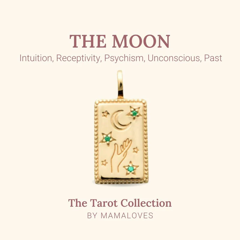 Tarot Card Ketting - Verguld - Gepersonaliseerde Ketting
