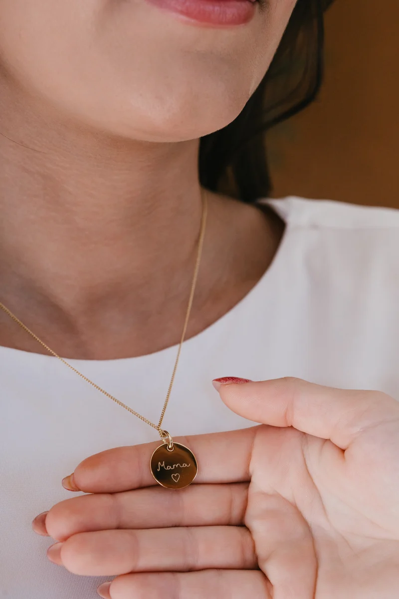 Eigen Handschrift Ketting - Verguld - Gepersonaliseerde Ketting